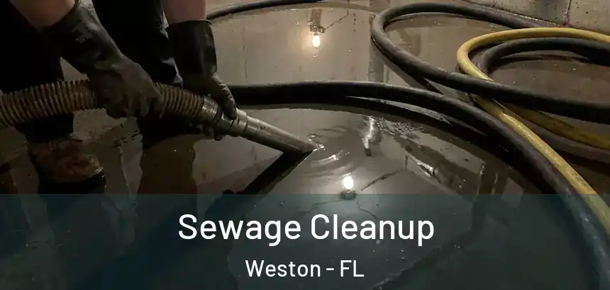 Sewage Cleanup Weston - FL